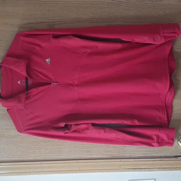 Adidas climalite half zip longsleeves size Medium - Picture 1 of 10